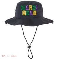 Happy Mardi Gras Carnival Fat Tuesday Fleur De Lis Bucket Hat thumb 0