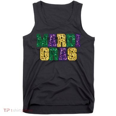 Happy Mardi Gras Carnival Fat Tuesday Fleur De Lis Tank Top