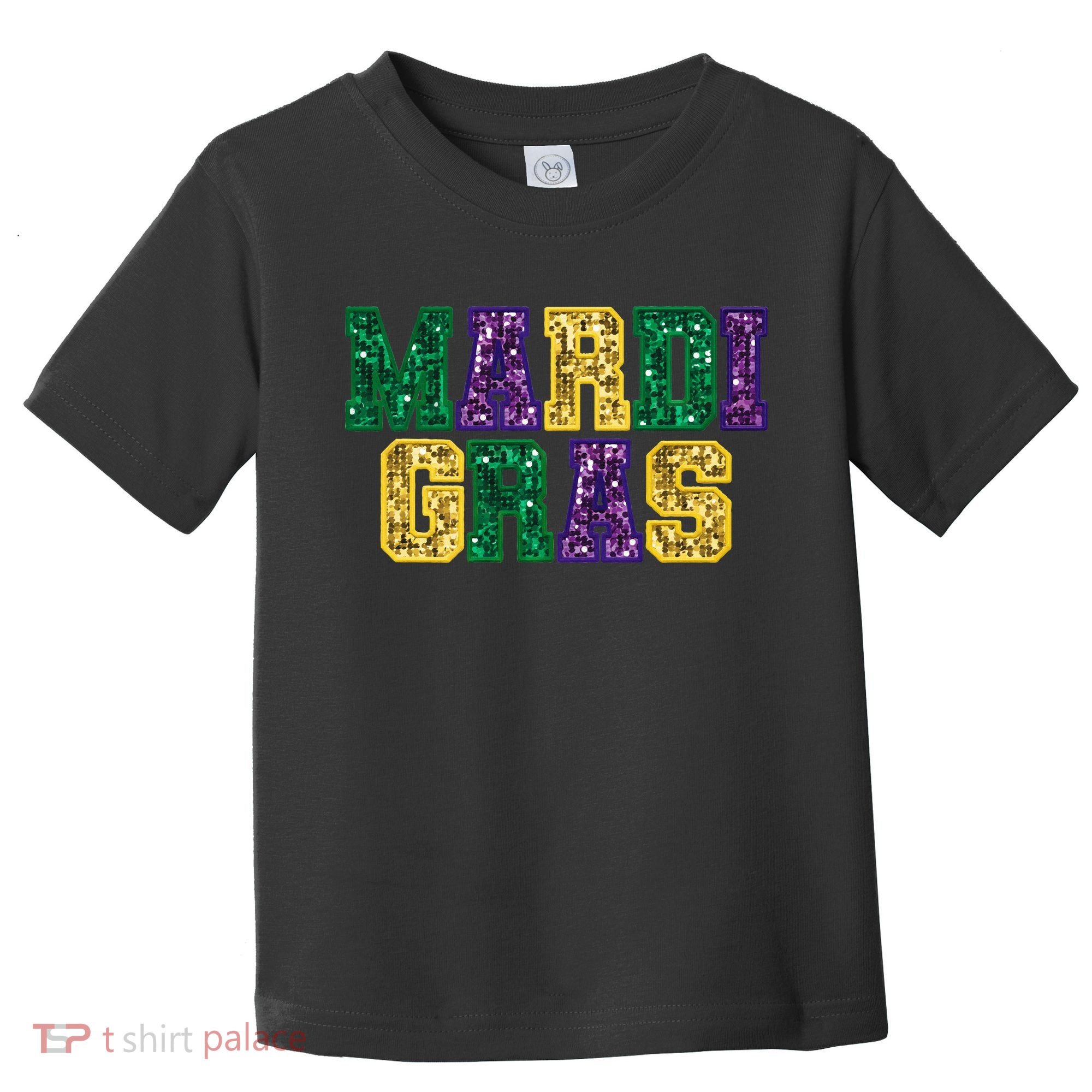 Happy Mardi Gras Carnival Fat Tuesday Fleur De Lis Toddler T-Shirt