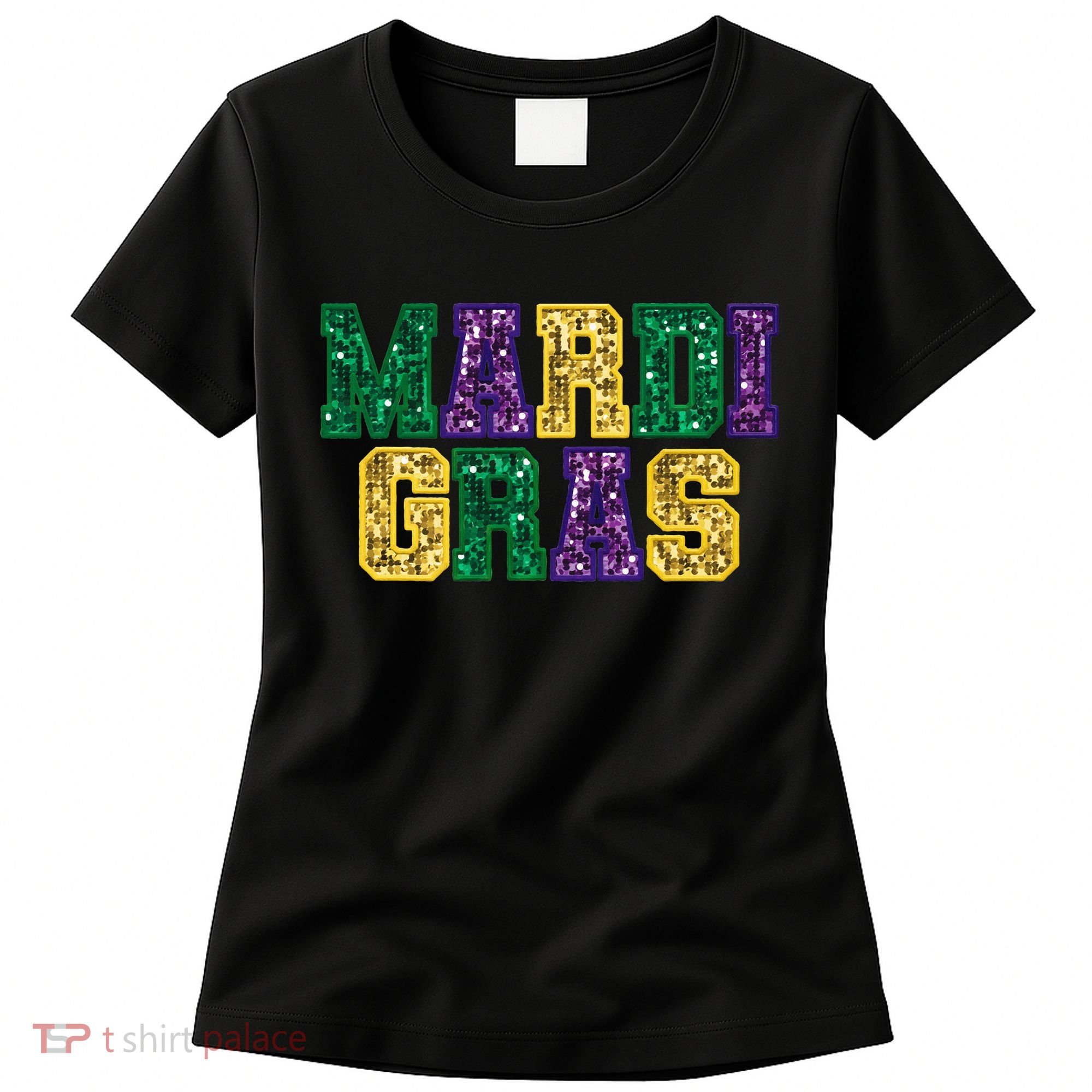 Happy Mardi Gras Carnival Fat Tuesday Fleur De Lis Women's T-Shirt