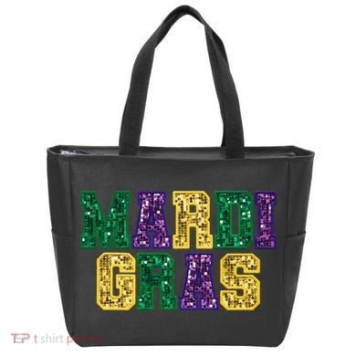 Happy Mardi Gras Carnival Fat Tuesday Fleur De Lis Tote Bag