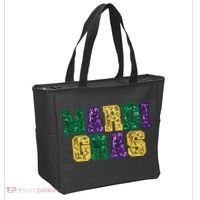 Happy Mardi Gras Carnival Fat Tuesday Fleur De Lis Tote Bag thumb 2
