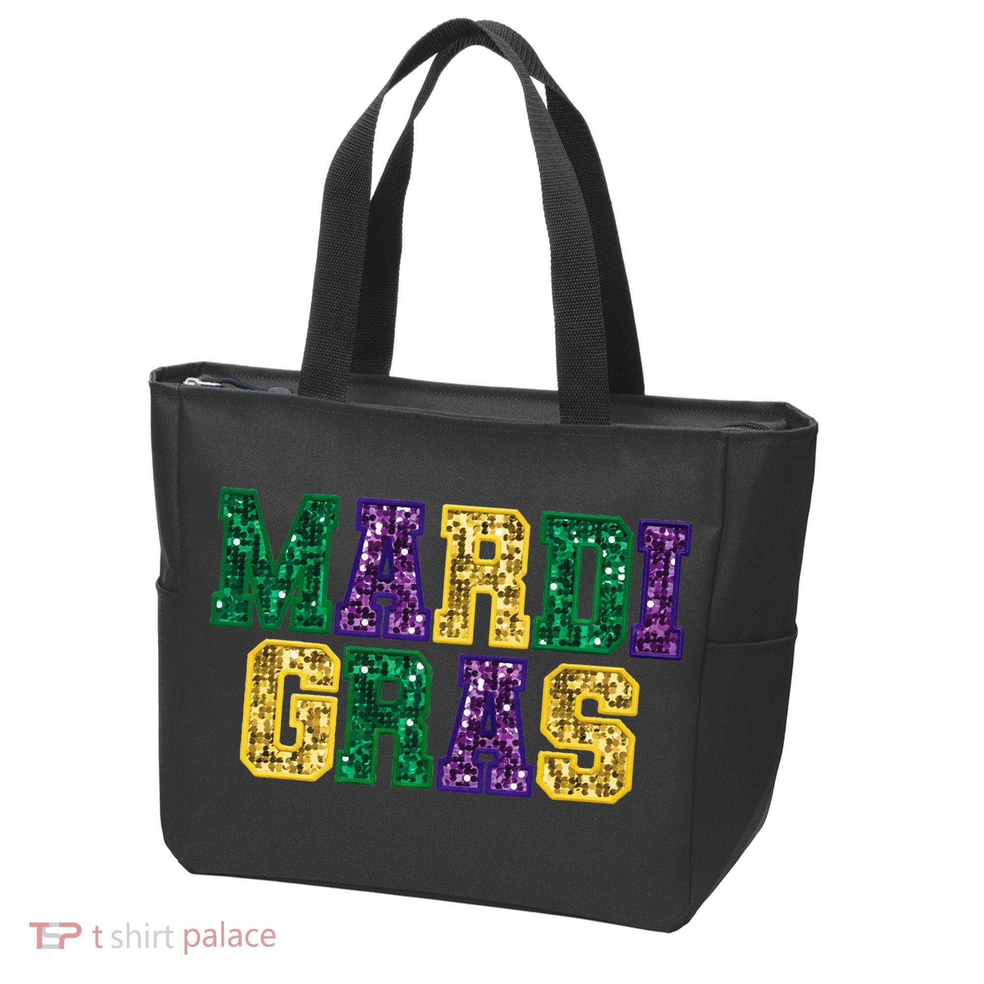 Happy Mardi Gras Carnival Fat Tuesday Fleur De Lis Tote Bag