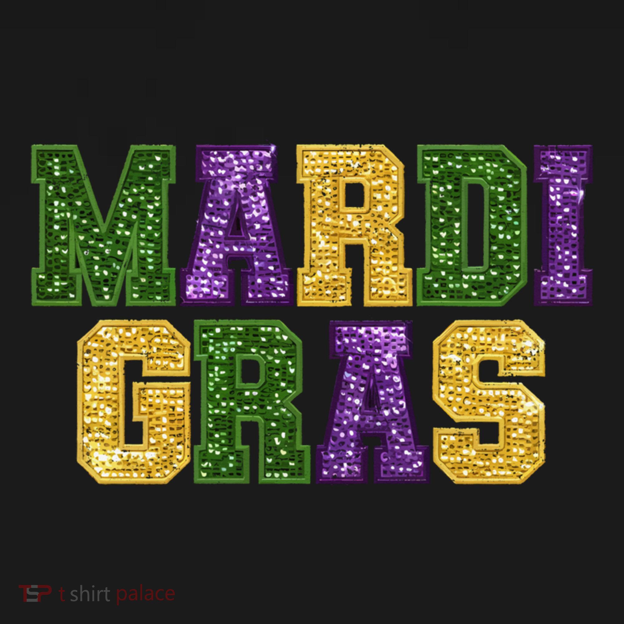 Happy Mardi Gras Carnival Shrove Tuesday Gift USA-Made Doggie Bandana