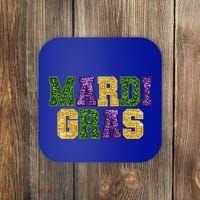 Happy Mardi Gras Carnival Shrove Tuesday Gift Coaster thumb 0