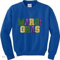 Happy Mardi Gras Carnival Shrove Tuesday Gift Kids Sweatshirt thumb 0