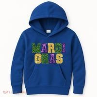 Happy Mardi Gras Carnival Shrove Tuesday Gift Kids Hoodie thumb 0