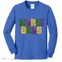 Happy Mardi Gras Carnival Shrove Tuesday Gift Kids Long Sleeve Shirt thumb 0