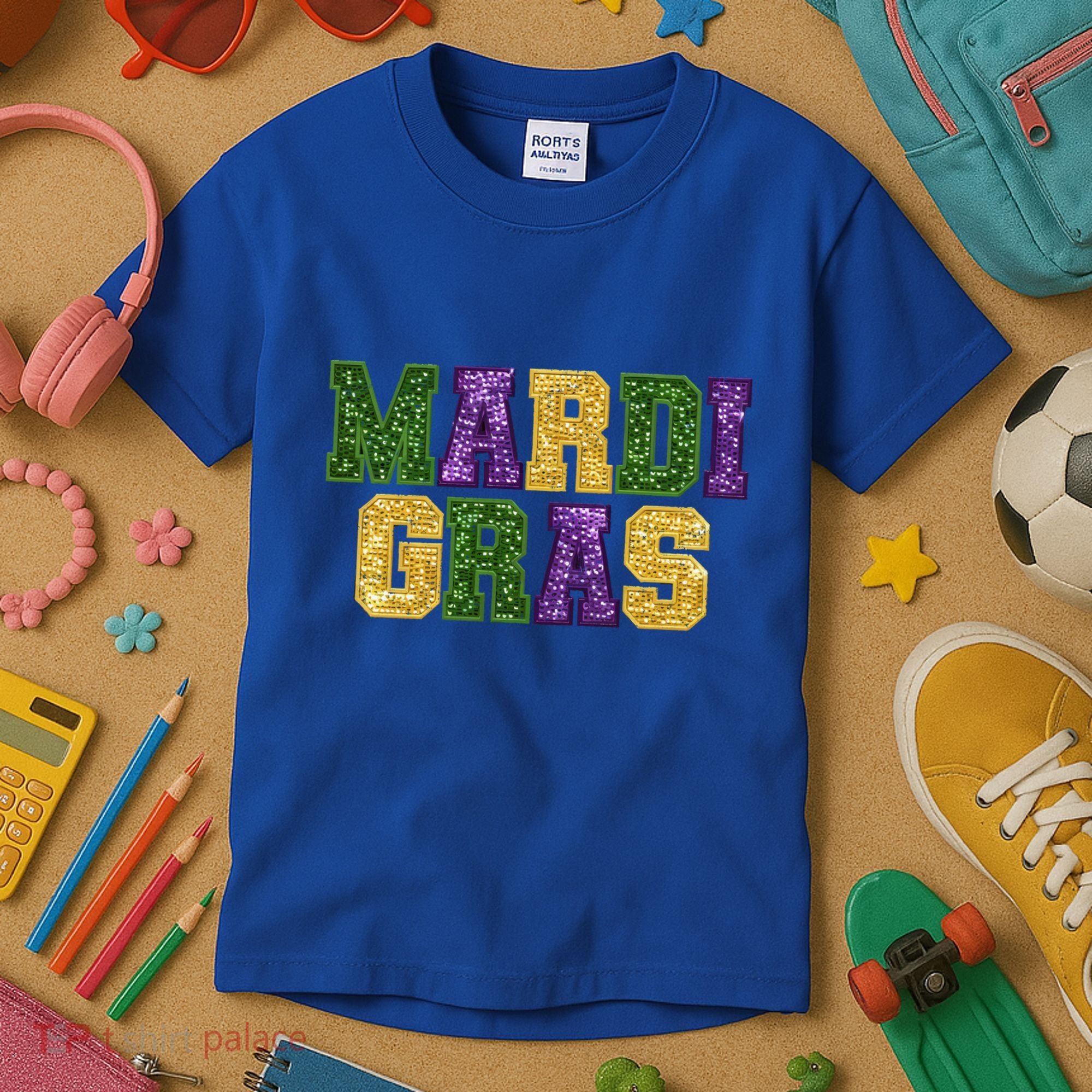 Happy Mardi Gras Carnival Shrove Tuesday Gift Kids T-Shirt