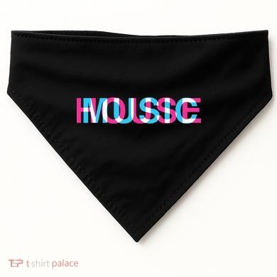House Music Glitch Optical Illusion EDM Rave DJ USA-Made Doggie Bandana