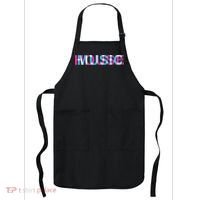 House Music Glitch Optical Illusion EDM Rave DJ Apron thumb 0
