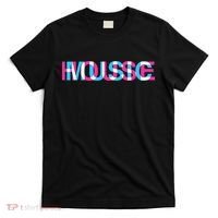 House Music Glitch Optical Illusion EDM Rave DJ T-Shirt thumb 0