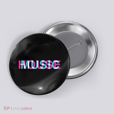 House Music Glitch Optical Illusion EDM Rave DJ Button