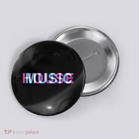 House Music Glitch Optical Illusion EDM Rave DJ Button thumb 0