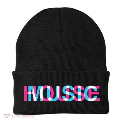 House Music Glitch Optical Illusion EDM Rave DJ Beanie