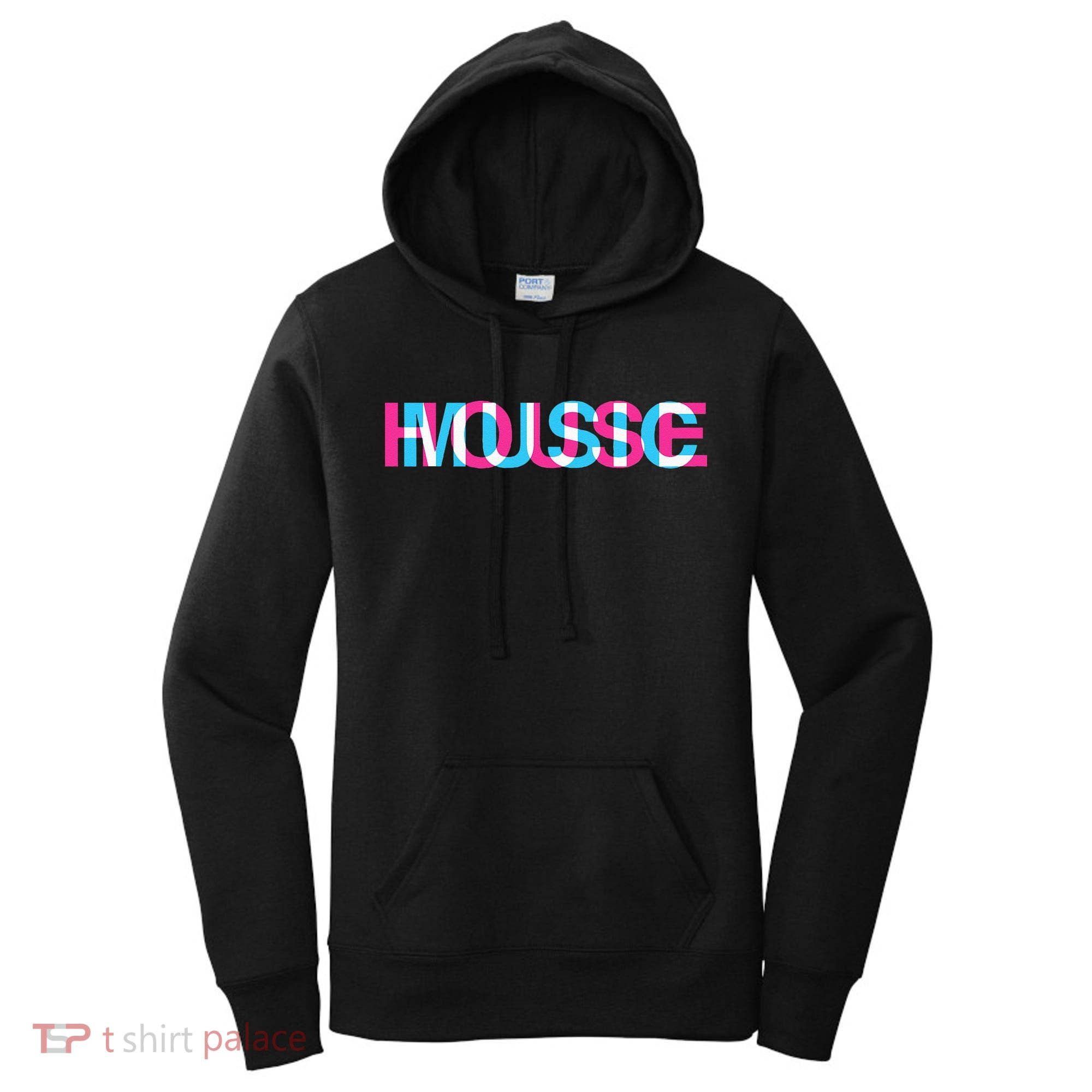 House Music Glitch Optical Illusion EDM Rave DJ Women's Hoodie