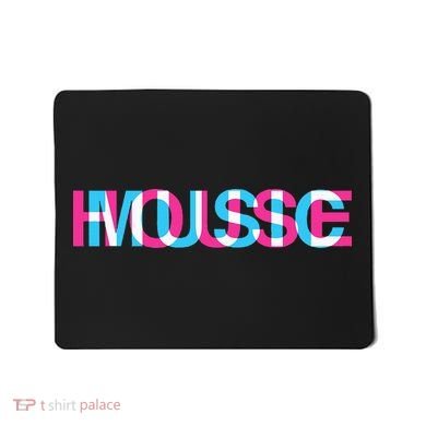 House Music Glitch Optical Illusion EDM Rave DJ Mousepad