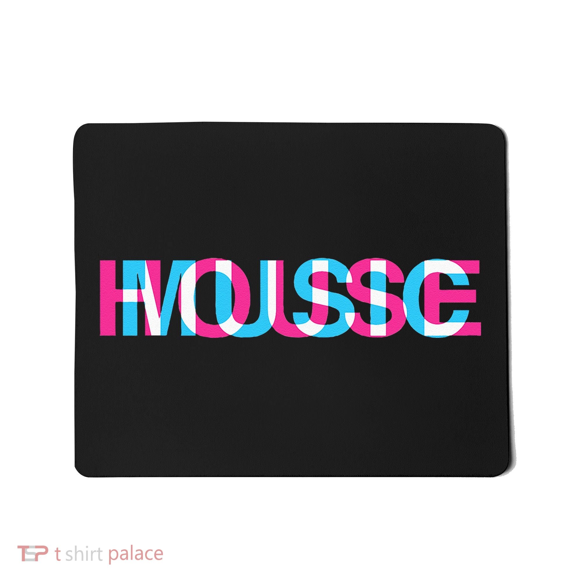 House Music Glitch Optical Illusion EDM Rave DJ Mousepad