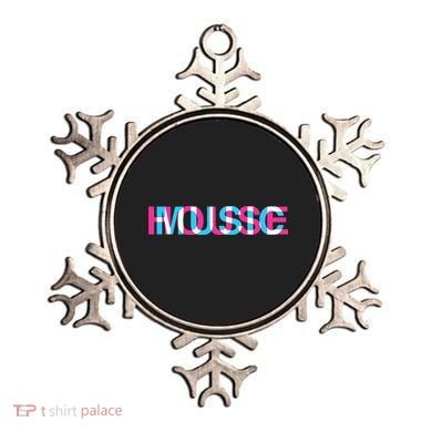 House Music Glitch Optical Illusion EDM Rave DJ Ornament