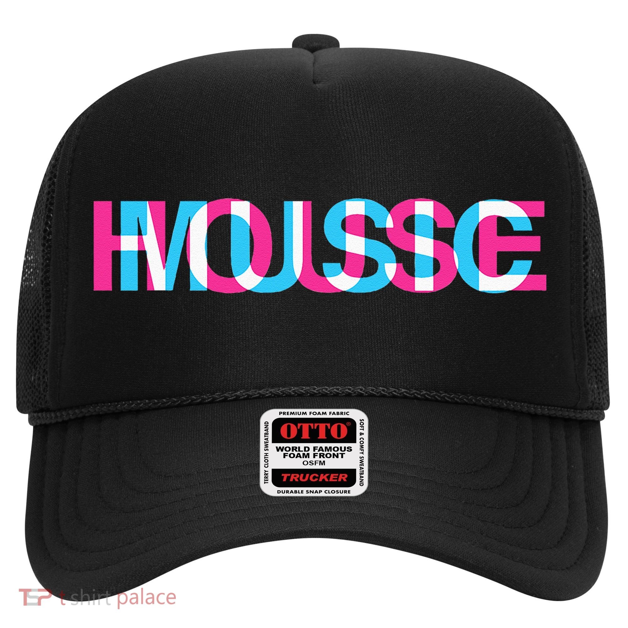 House Music Glitch Optical Illusion EDM Rave DJ Hat