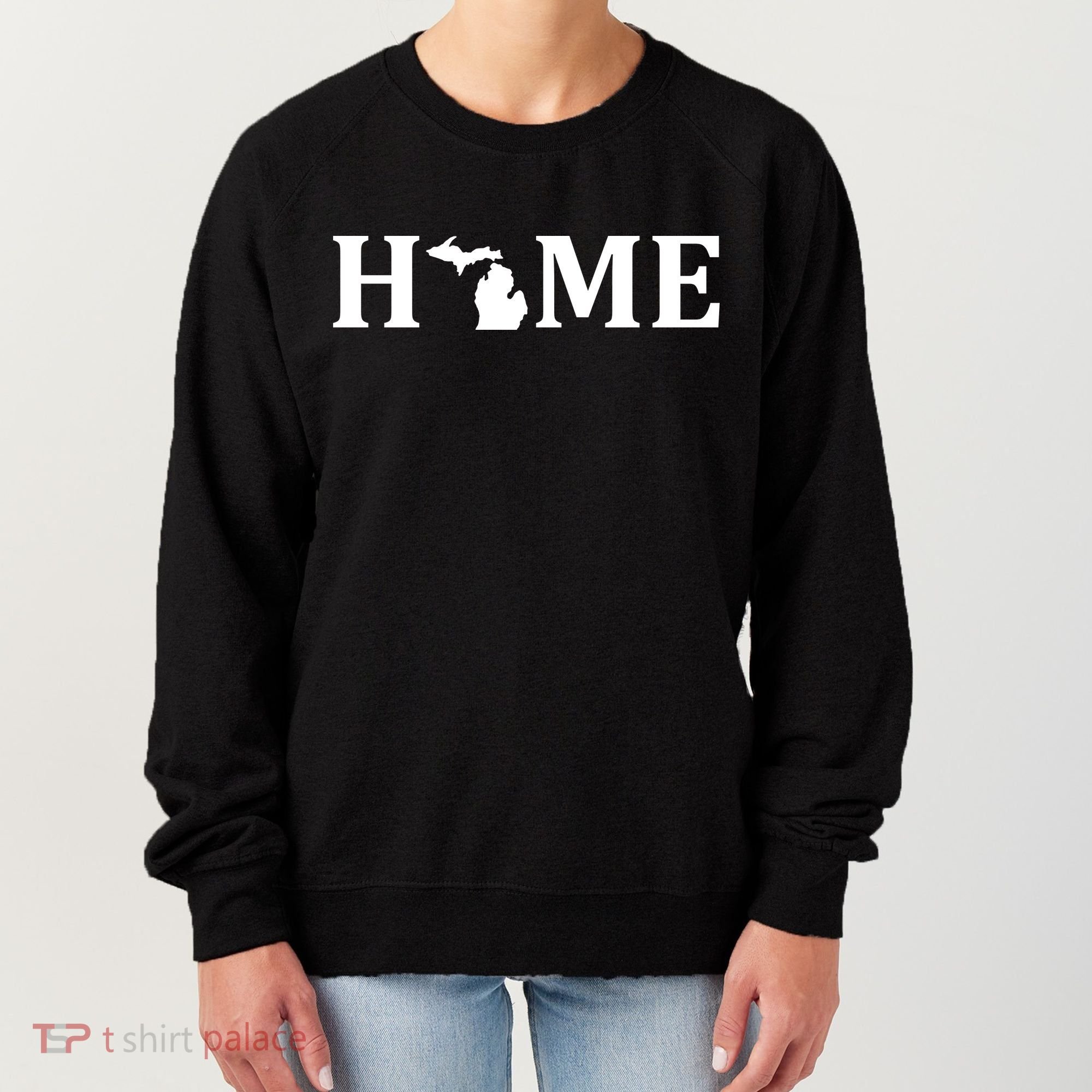 Home Michigan Great Lake State MI Est 1837 Home Women's Sweatshirt