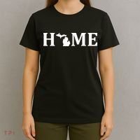 Home Michigan Great Lake State MI Est 1837 Home T-Shirt thumb 4