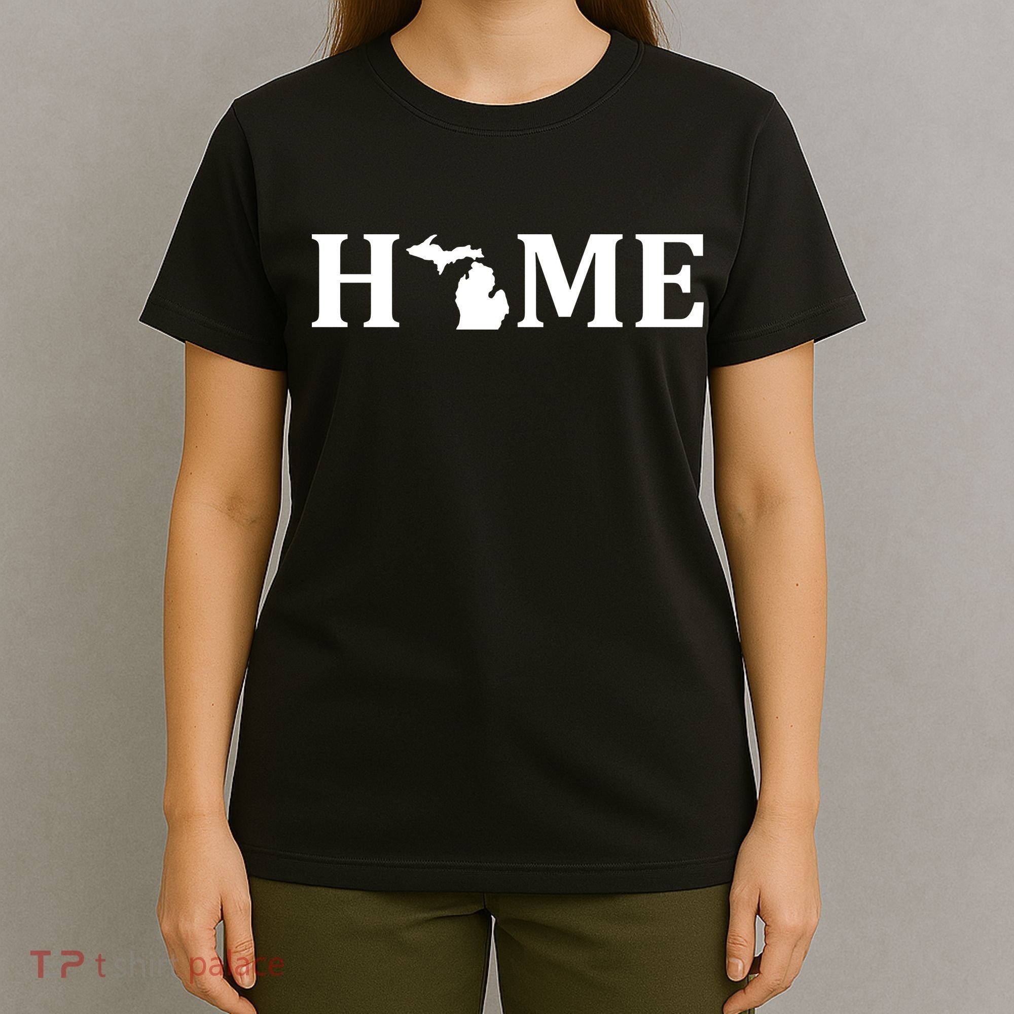 Home Michigan Great Lake State MI Est 1837 Home T-Shirt