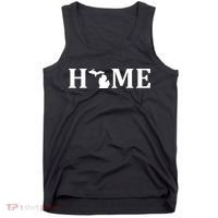 Home Michigan Great Lake State MI Est 1837 Home Tank Top thumb 0