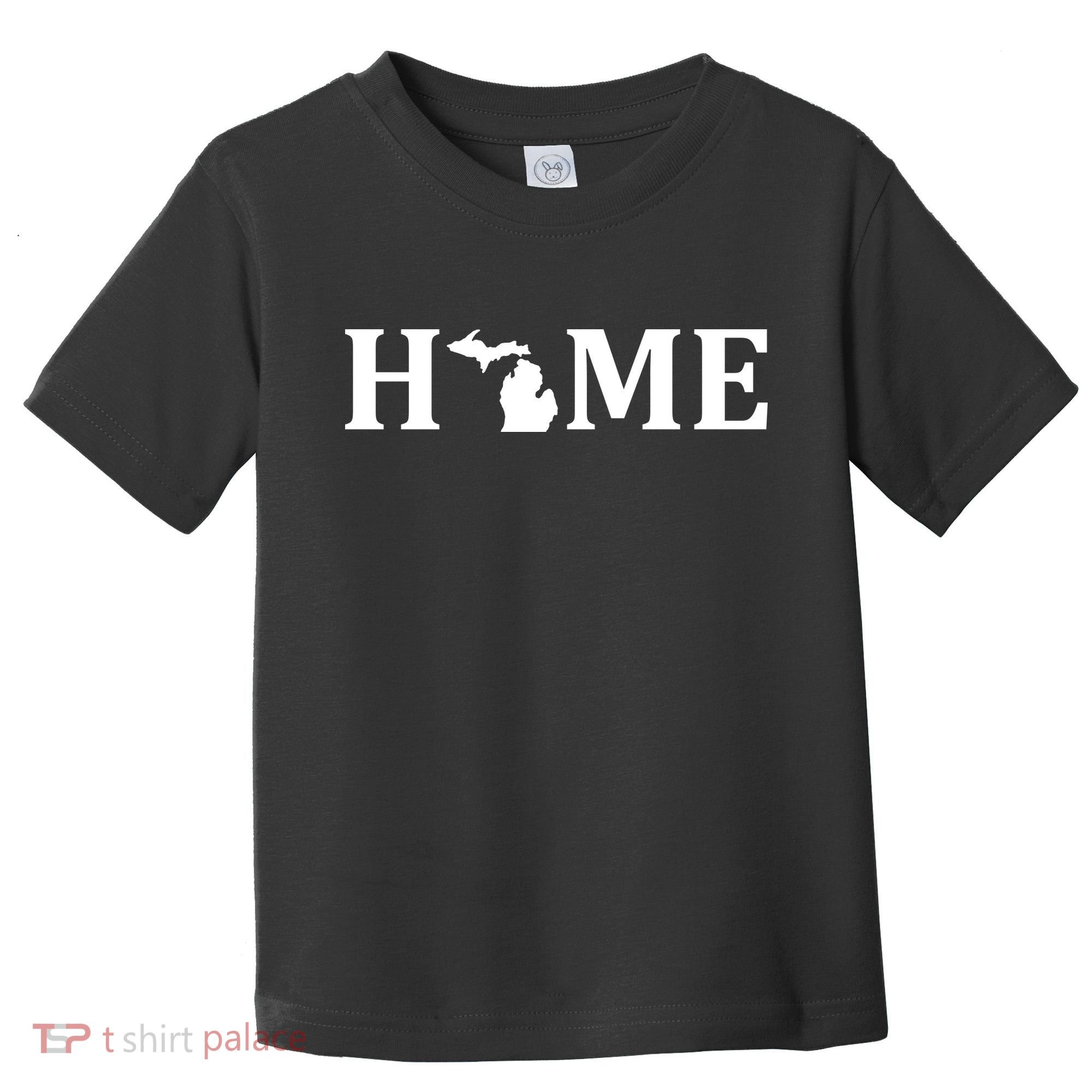 Home Michigan Great Lake State MI Est 1837 Home Toddler T-Shirt