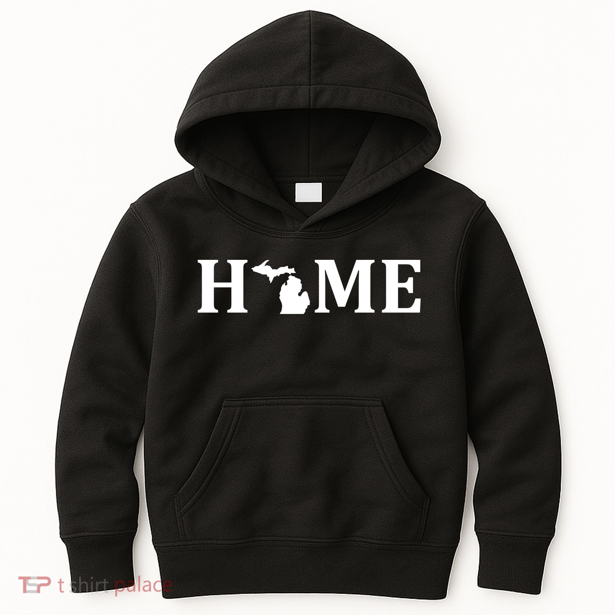 Home Michigan Great Lake State MI Est 1837 Home Kids Hoodie