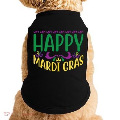 Happy Mardi Gras Doggie Tank