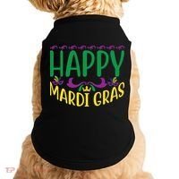 Happy Mardi Gras Doggie Tank thumb 0