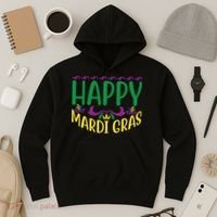Happy Mardi Gras Hoodie thumb 3