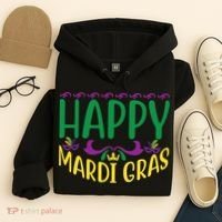 Happy Mardi Gras Hoodie thumb 4