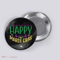 Happy Mardi Gras Button thumb 0