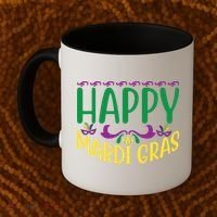 Happy Mardi Gras Coffee Mug thumb 2