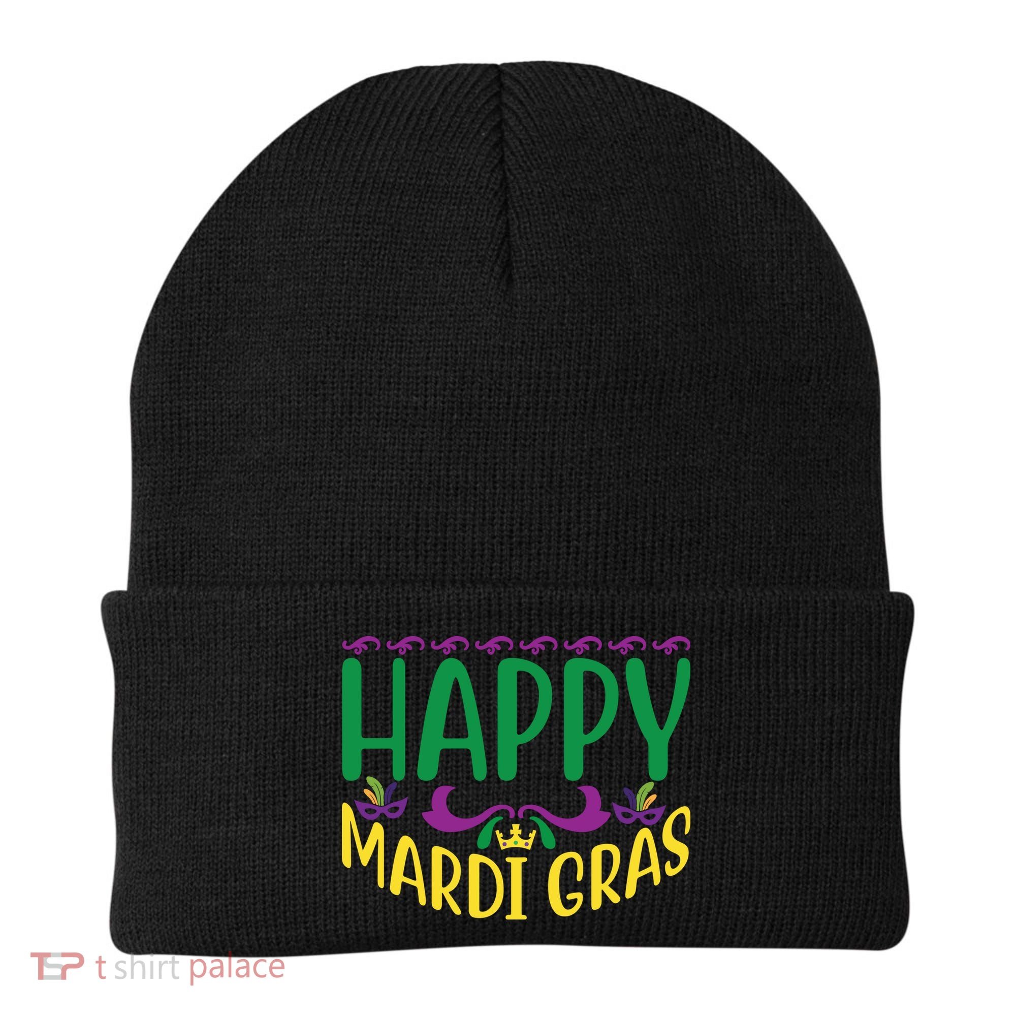 Happy Mardi Gras Beanie