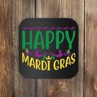 Happy Mardi Gras Coaster thumb 0