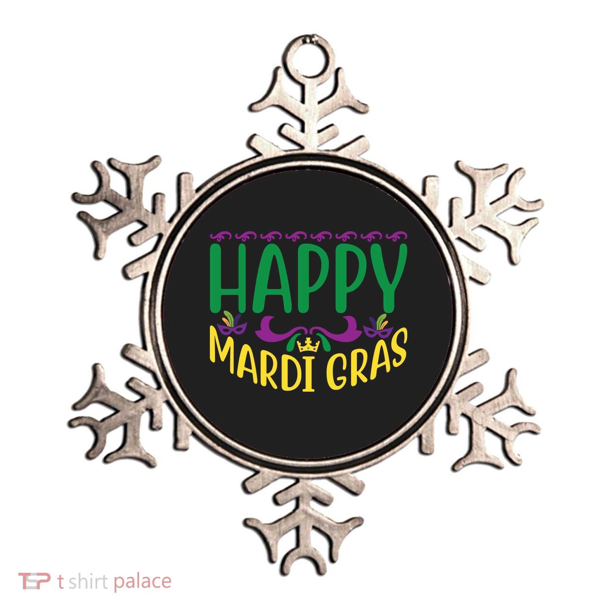 Happy Mardi Gras Ornament