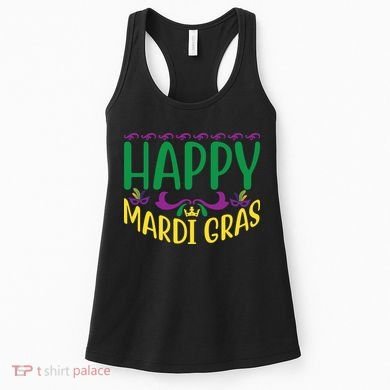Happy Mardi Gras Women's Tank Top