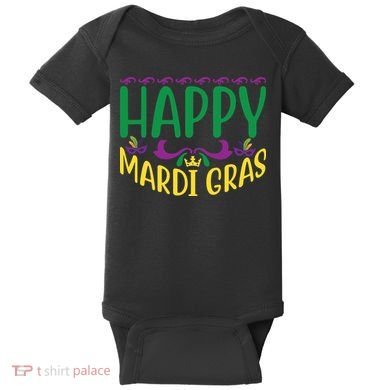 Happy Mardi Gras Baby Bodysuit