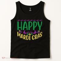 Happy Mardi Gras Tank Top thumb 2
