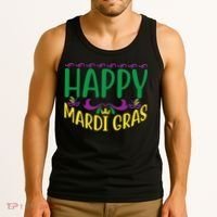 Happy Mardi Gras Tank Top thumb 3