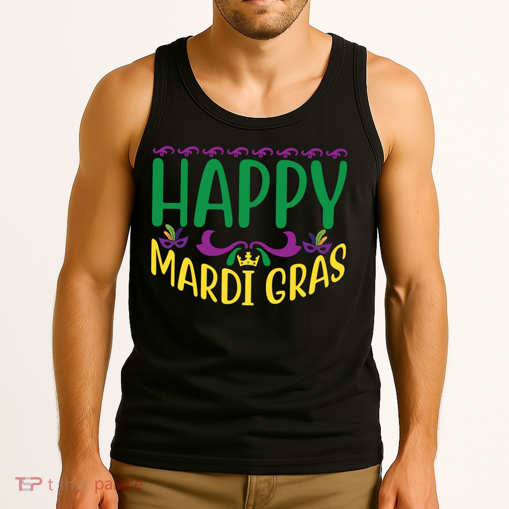 Happy Mardi Gras Tank Top