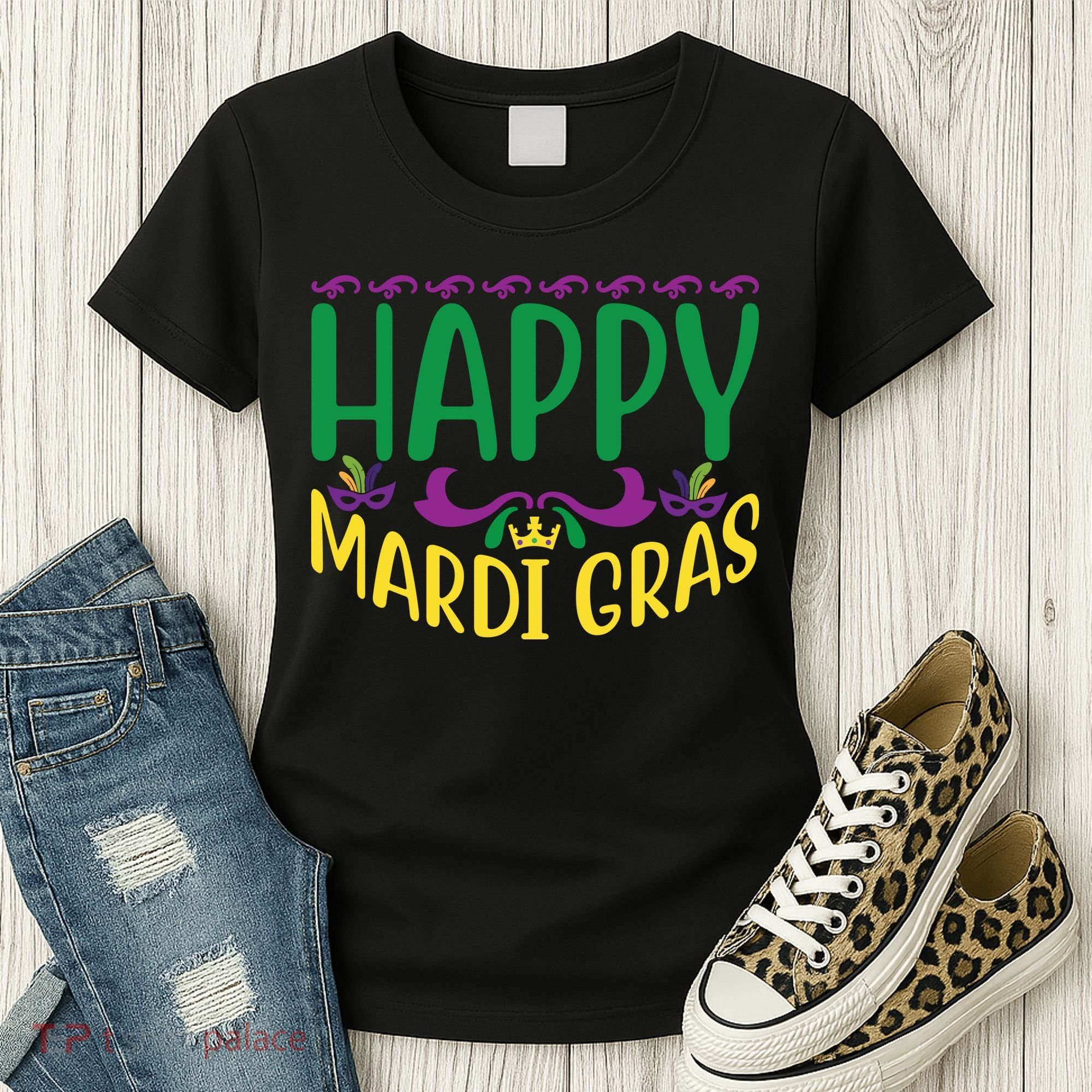 Happy Mardi Gras Women's T-Shirt