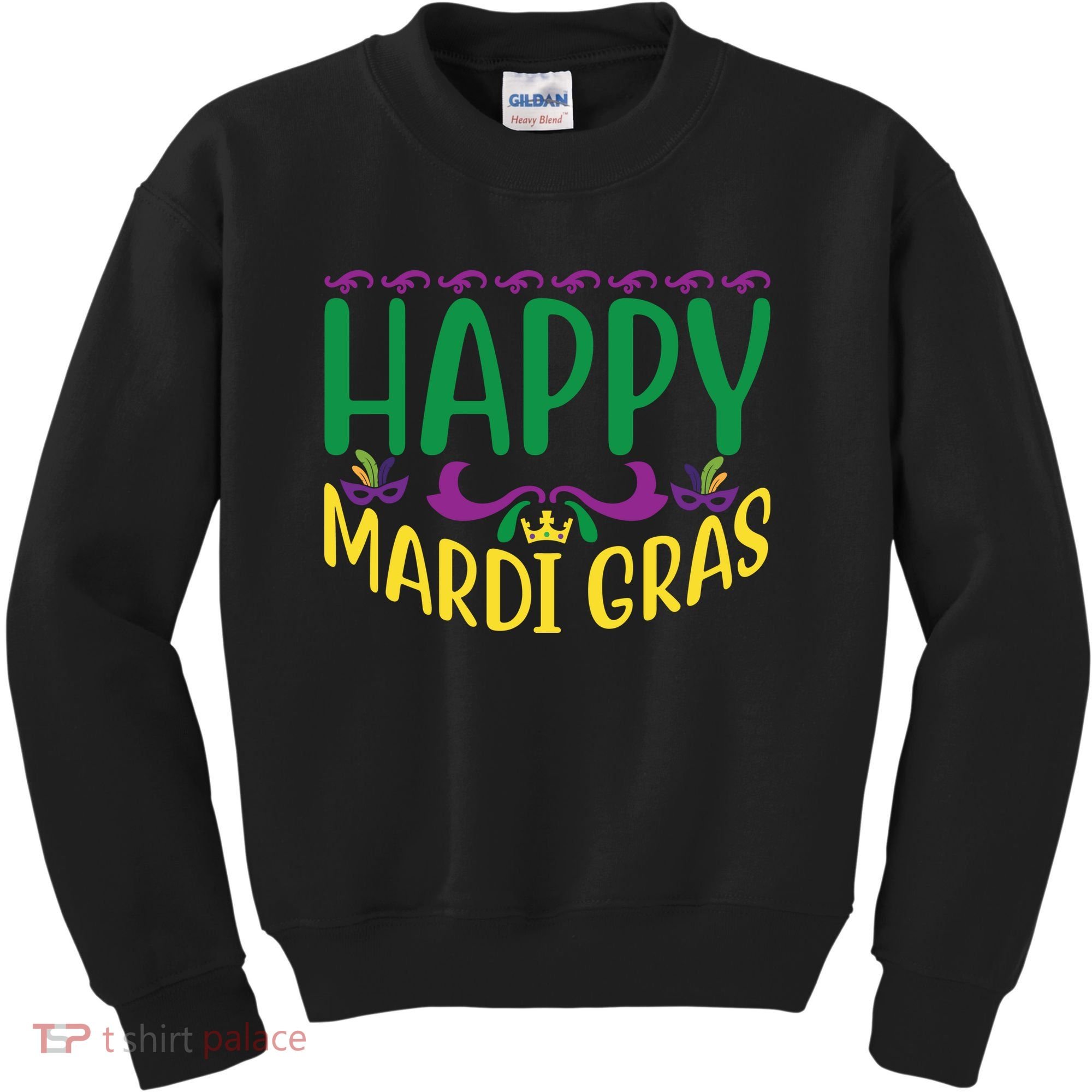 Happy Mardi Gras Kids Sweatshirt