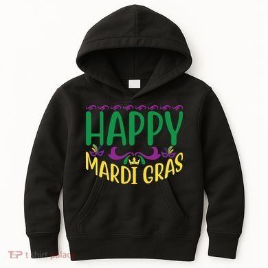 Happy Mardi Gras Kids Hoodie