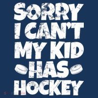 Hockey Mom Hockey Dad Sorry I Can't My Has Hockey Grunge T-Shirt thumb 7