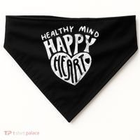 Healthy Mind Happy Heart Mental Health USA-Made Doggie Bandana thumb 0