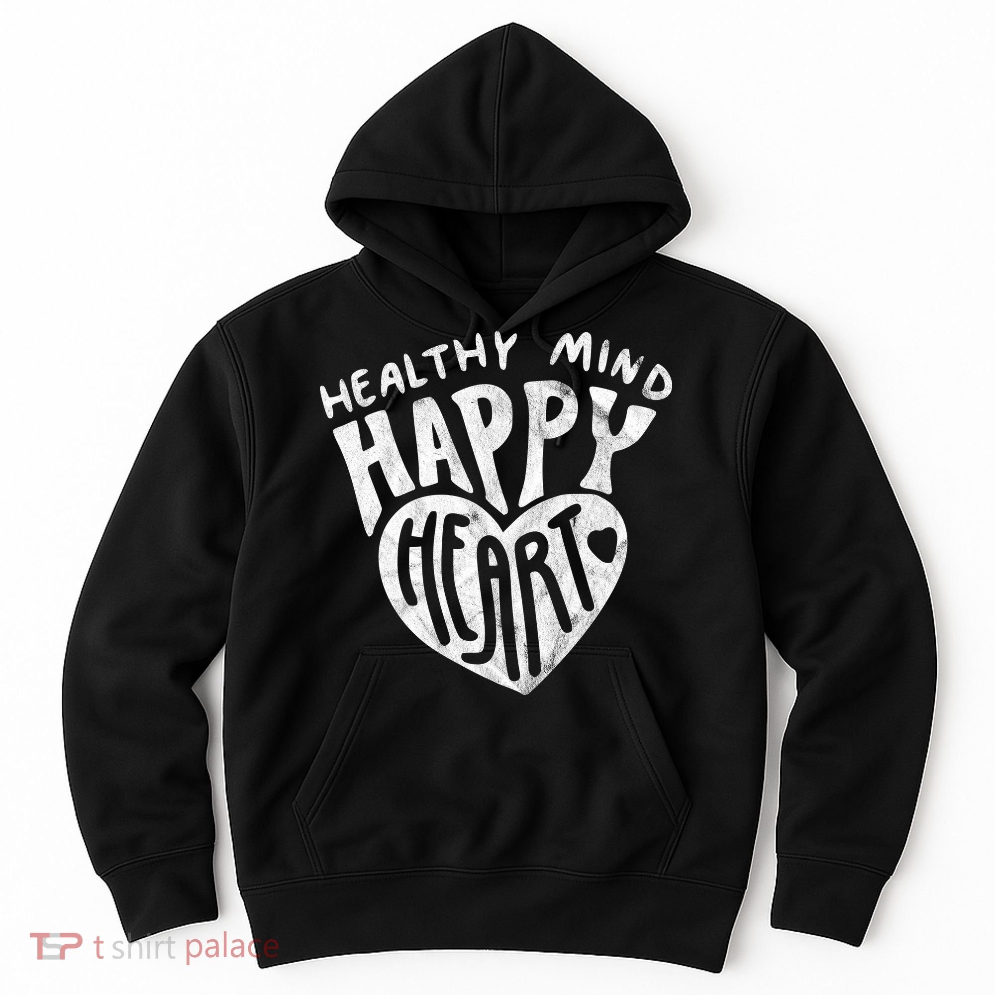 Healthy Mind Happy Heart Mental Health Hoodie